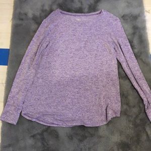 Justice Purple never worn long sleeve shirt